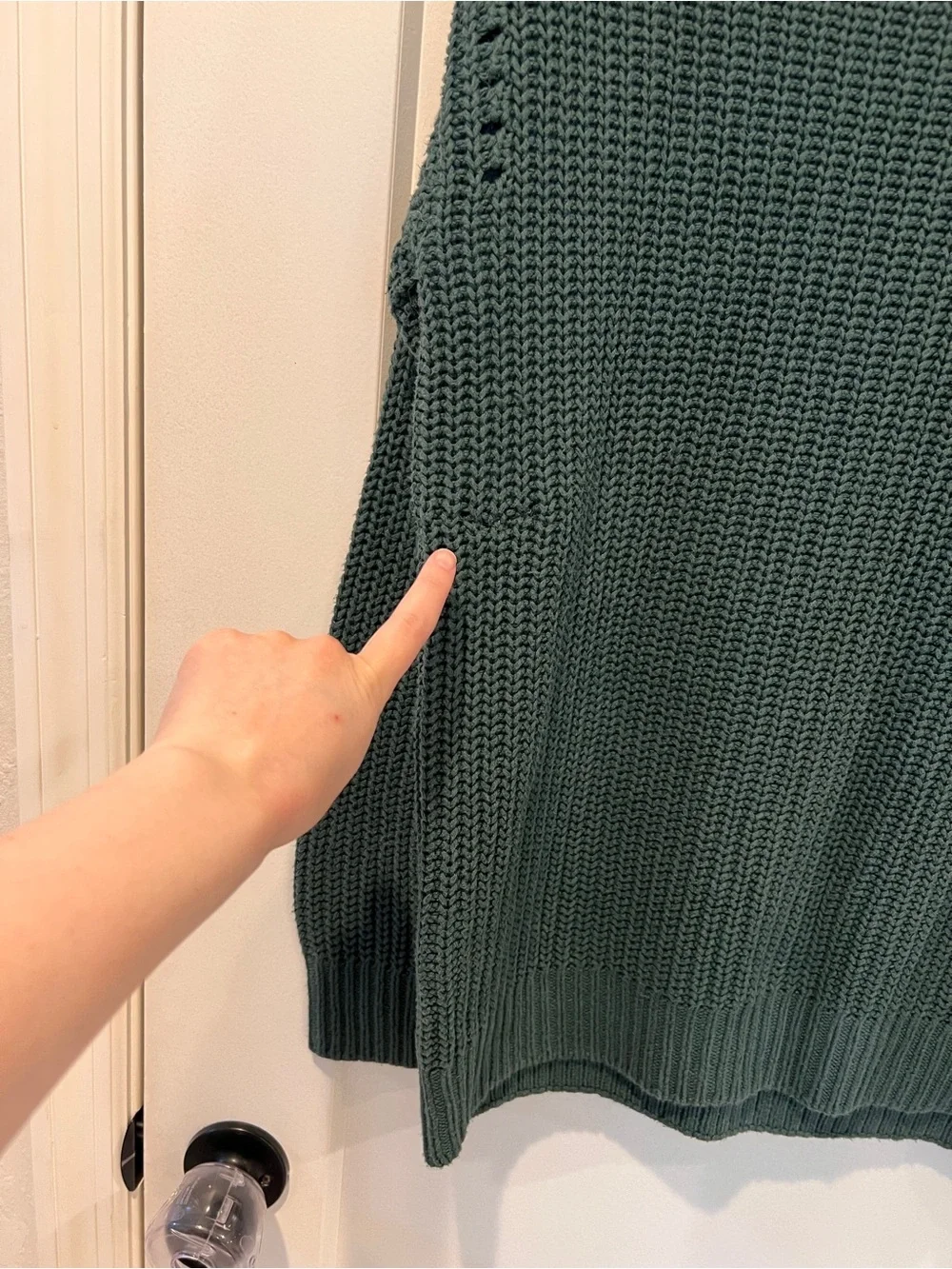 Peter Som Cold Shoulder Sweater